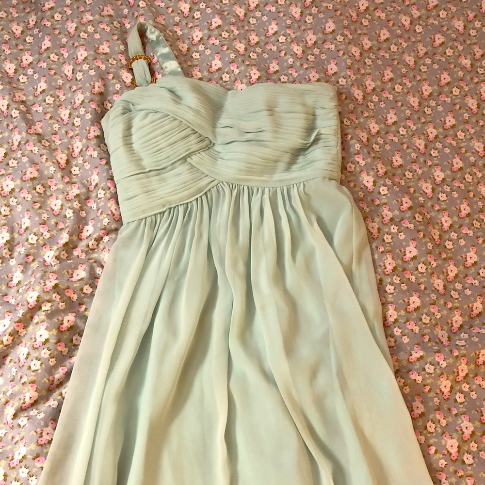 One shoulder formal dress